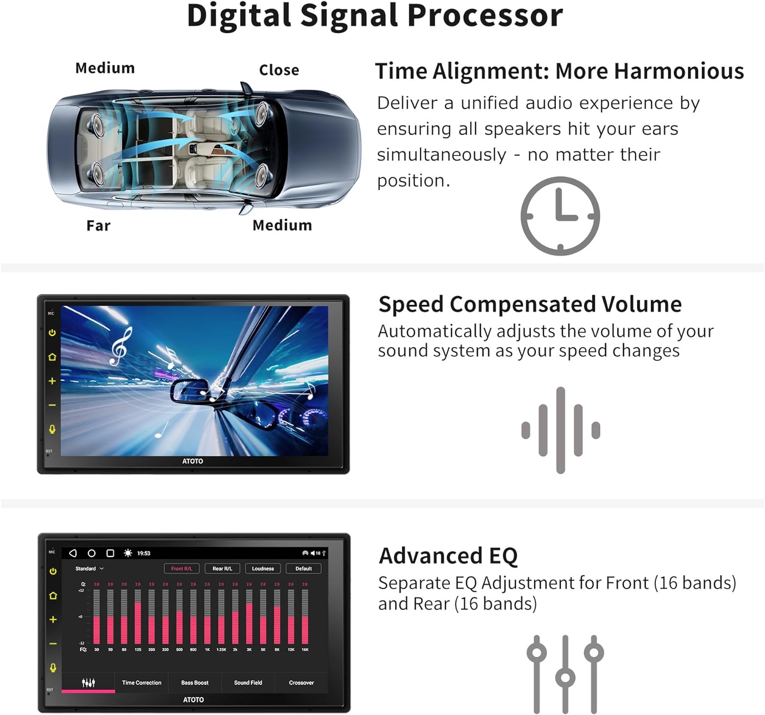 ATOTO S8 MS Android Double Din Car Stereo, Wireless Android Auto & Wireless CarPlay, 7 ATOTO S8 MS Android Double Din Car Stereo, Wireless Android Auto & Wireless CarPlay, 7